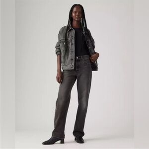 Levi’s 501 90’s jeans black gray denim pants size 25